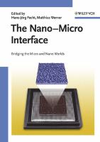The nano-micro interface : bridging the micro and nano worlds /