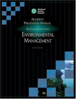 Accident prevention manual for business & industry : environmental management /