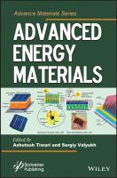Advanced energy materials /