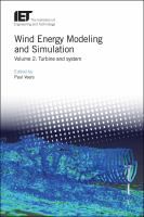 Wind energy modeling and simulation.