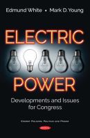 Electric power : developments and issues for Congress /