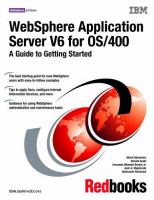 WebSphere Application server V6.0 for OS/400 : a guide to getting started /