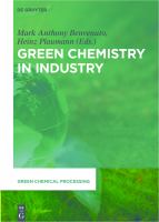 Green chemistry in industry /