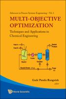 Multi-objective optimization : techniques and applications in chemical engineering /
