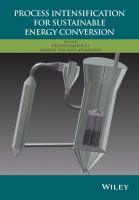 Process intensification for sustainable energy conversion /
