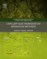 Capillary electromigration separation methods /