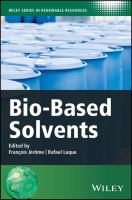 Bio-based solvents /