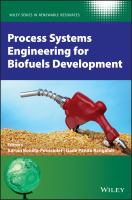 Process systems engineering for biofuels development /