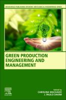 Green production engineering and management /