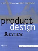 Product design review : a method for error-free product development /