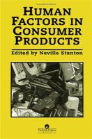 Human factors in consumer products /