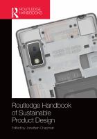 The Routledge handbook of sustainable product design /