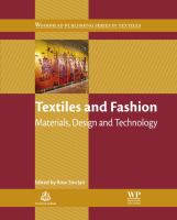 Textiles and fashion : materials, design and technology /