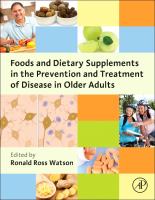 Foods and dietary supplements in the prevention and treatment of disease in older adults /