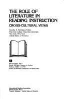 The role of literature in reading instruction : cross-cultural views /
