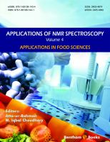 APPLICATIONS OF NMR SPECTROSCOPY VOLUME 4.,