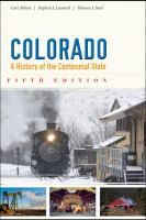 Colorado a history of the Centennial State /