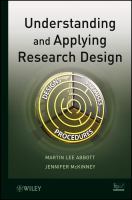 Understanding and applying research design /