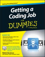 Getting a coding job for dummies /