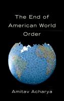 The end of American world order /