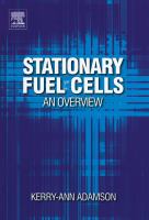 Stationary fuel cells : an overview /