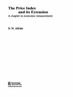 The price index and its extension : a chapter in economic measurement /