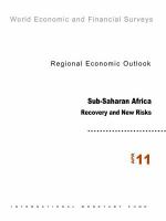 Regional Economic Outlook, April 2011.