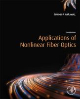 Applications of nonlinear fiber optics /