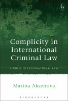 Complicity in international criminal law /