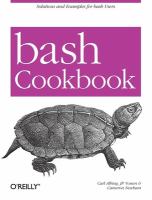 Bash cookbook /