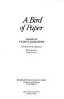 A bird of paper : poems of Vicente Aleixandre /