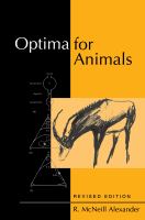 Optima for animals /