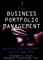 Business portfolio management : valuation, risk assessment, and EVA strategies /