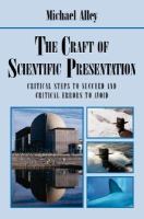 The craft of scientific presentations critical steps to succeed and critical errors to avoid /