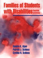 Families of students with disabilities : consultation and advocacy /