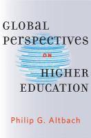 Global perspectives on higher education /