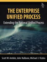 Enterprise Unified Process, The: Extending the Rational Unified Process /