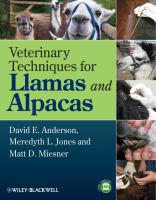Veterinary techniques for llamas and alpacas /