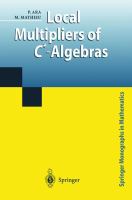 Local multipliers of C*-algebras /