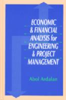 Economic & financial analysis for engineering & project management /