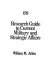 Research guide to current military and strategic affairs /