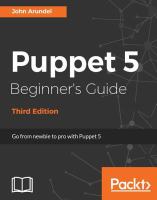 Puppet 5 beginner's guide : go from newbie to pro with Puppet 5 /