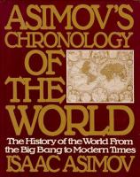 Asimov's chronology of the world /