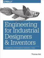Engineering for industrial designers and inventors : fundamentals for designers of wonderful things /