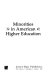 Minorities in American higher education /