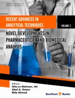 Novel Developments in Pharmaceutical and Biomedical Analysis.