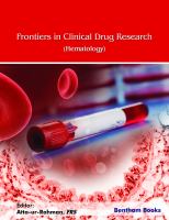 Frontiers in Clinical Drug Research - Hematology.