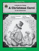 A literature unit for A Christmas carol by Charles Dickens /