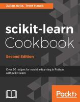 Scikit-learn cookbook : over 80 recipes for machine learning in Python with scikit-learn /