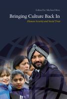 Bringing culture back in human security and social trust /